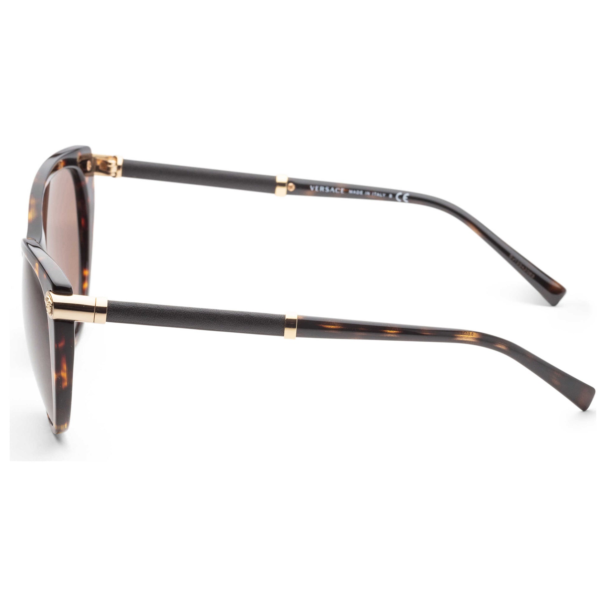Left view of Versace Fashion Women's Sunglasses VE4364Q-108-73-55