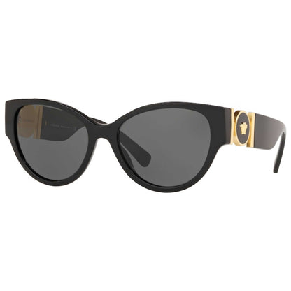 Front view of Versace Fashion Women's Sunglasses VE4368A-GB1-8756