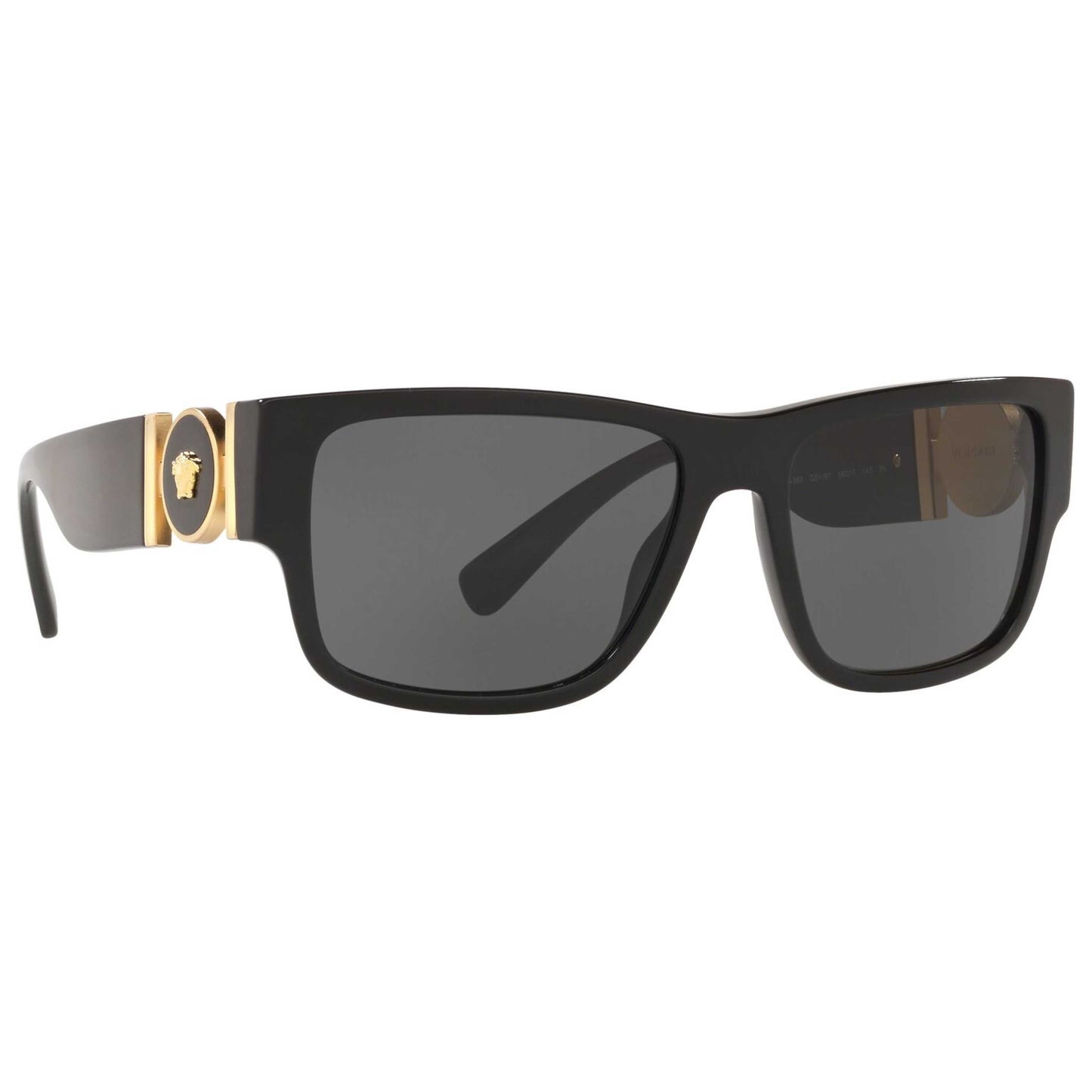 Front view of Versace Fashion Men's Sunglasses VE4369-GB1-8758