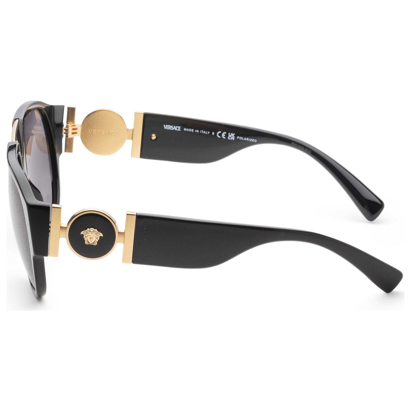 Left view of Versace Fashion Men's Sunglasses VE4371-GB1-81-58