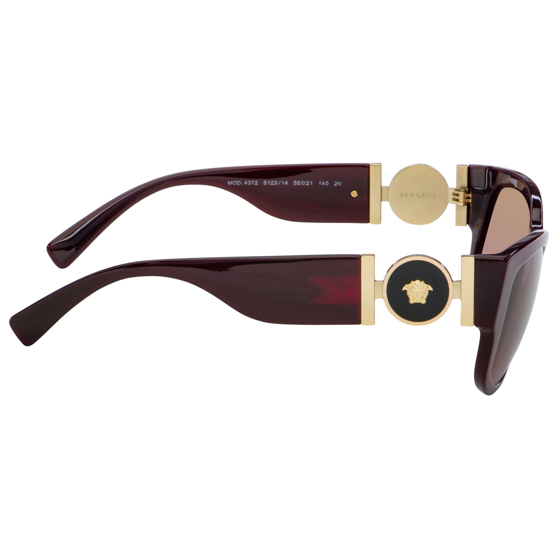 Versace Fashion Women's Sunglasses VE4372-512314-55 - Image #3