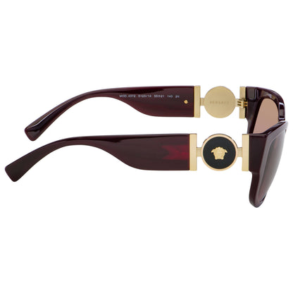 Versace Fashion Women's Sunglasses VE4372-512314-55 - Image #3