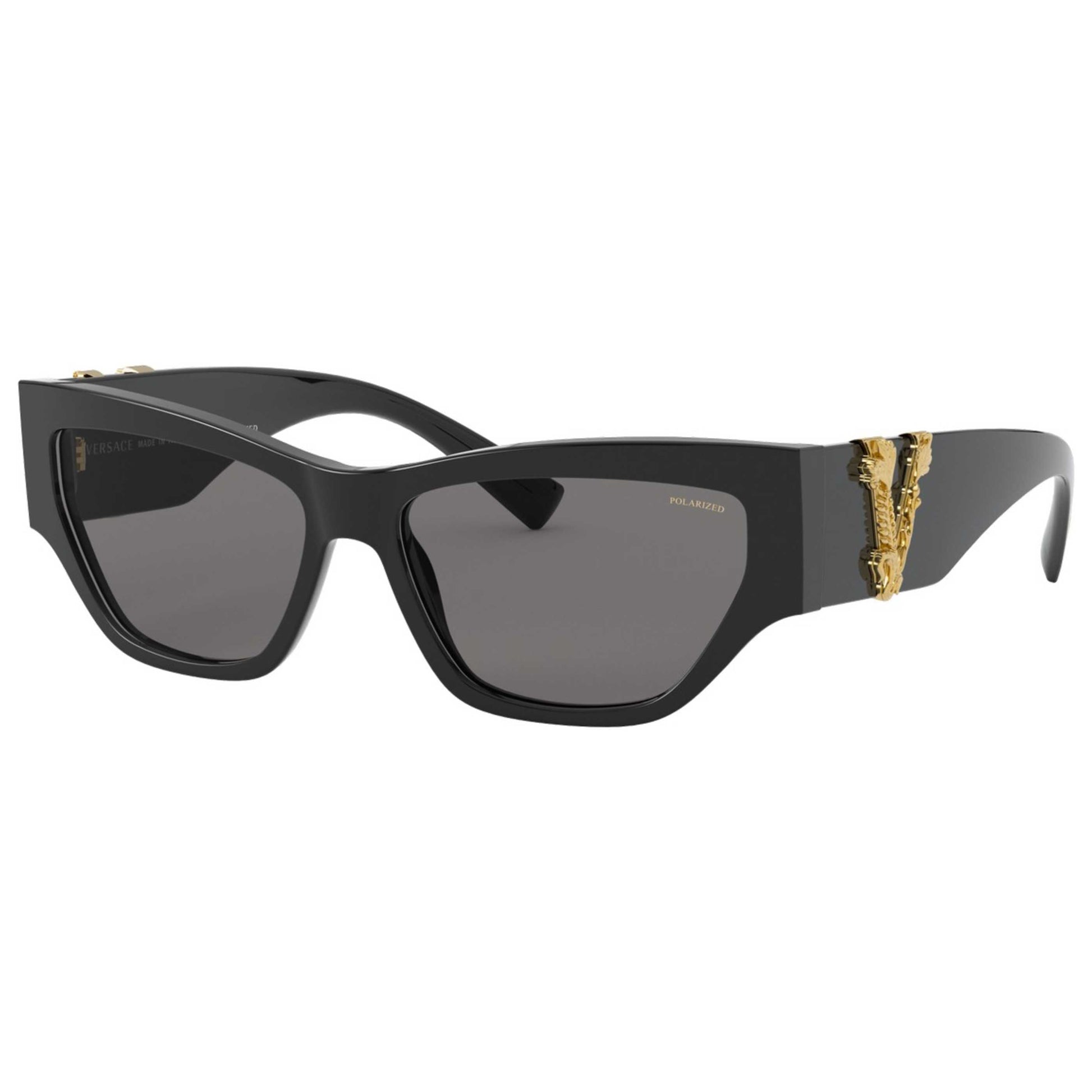 Front view of Versace Fashion Women's Sunglasses VE4383-GB1-81