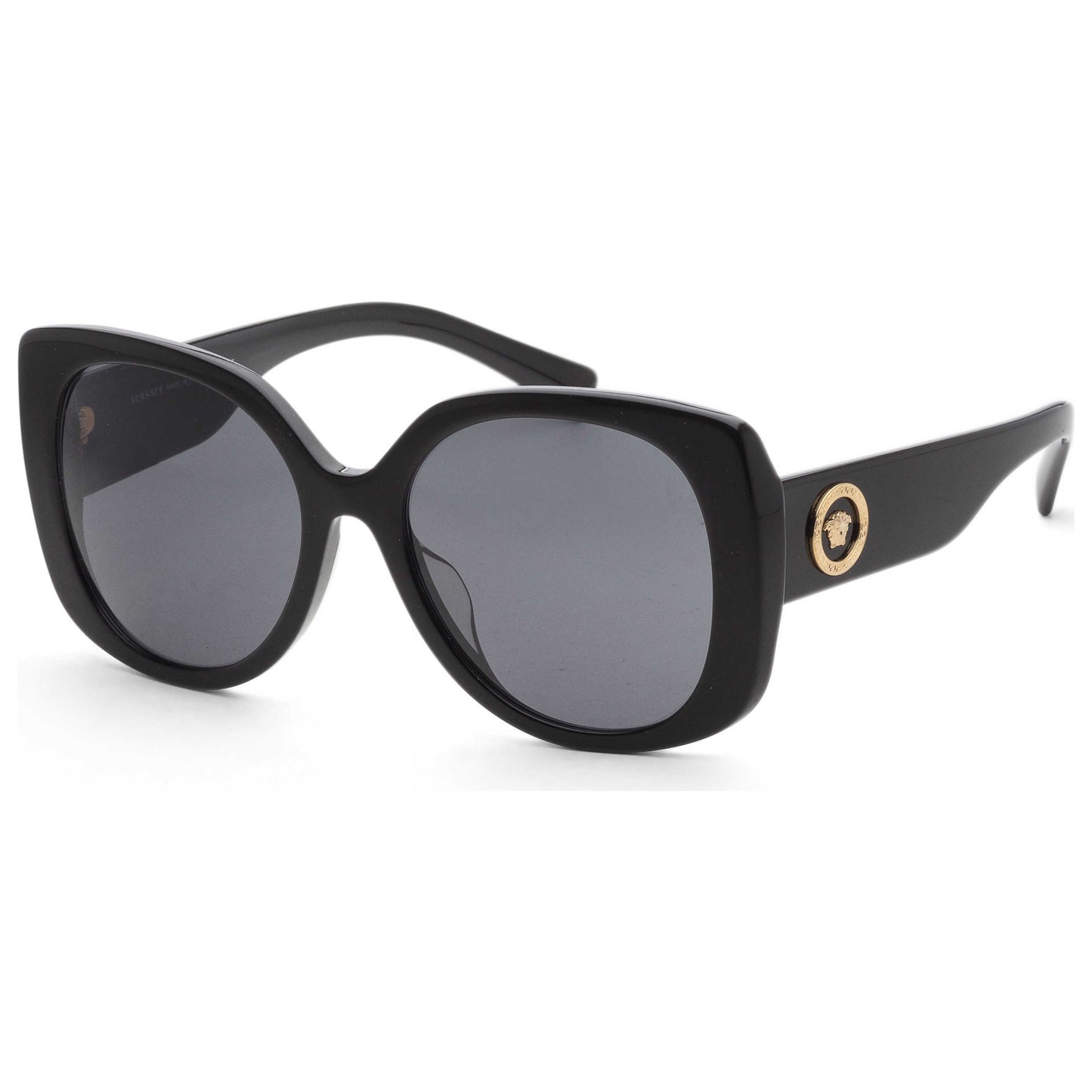 Front view of Versace Fashion Women's Sunglasses VE4387F-GB1-87-56
