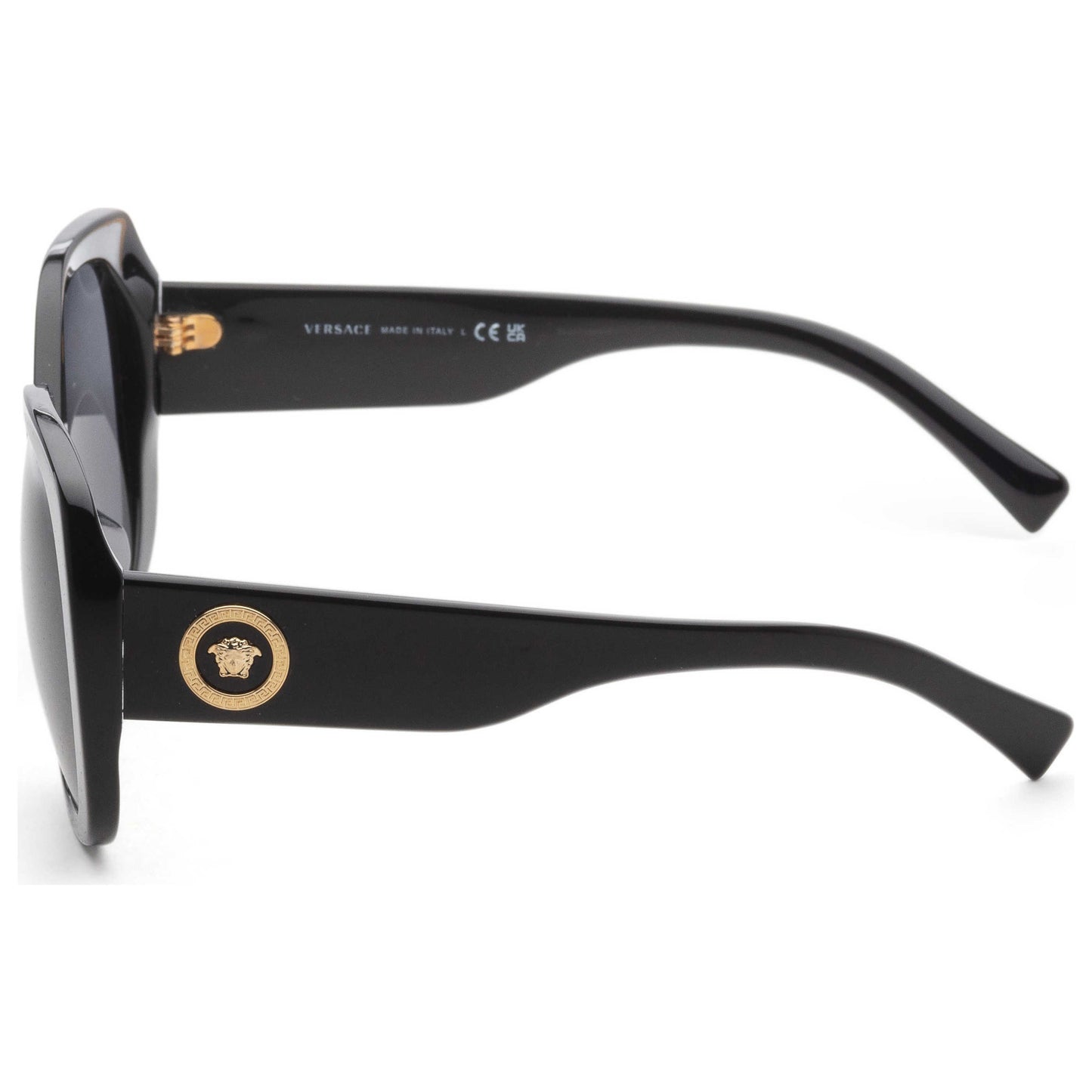 Left view of Versace Fashion Women's Sunglasses VE4387F-GB1-87-56