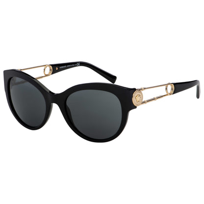 Front view of Versace Fashion Women's Sunglasses VE4389-GB1-87-55