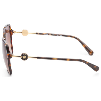 Left view of Versace Fashion Women's Sunglasses VE4396-108-13-58
