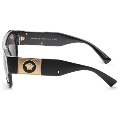 Left view of Versace Fashion Men's Sunglasses VE4401-GB1-87-57