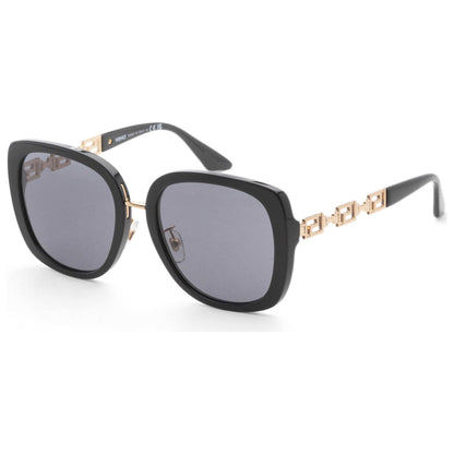 Front view of Versace Fashion Women's Sunglasses VE4407D-GB1-87-56