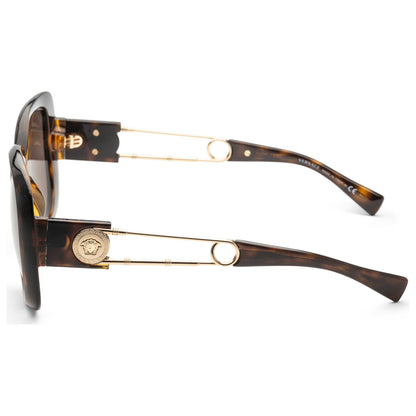 Left view of Versace Fashion Women's Sunglasses VE4411-108-3-54