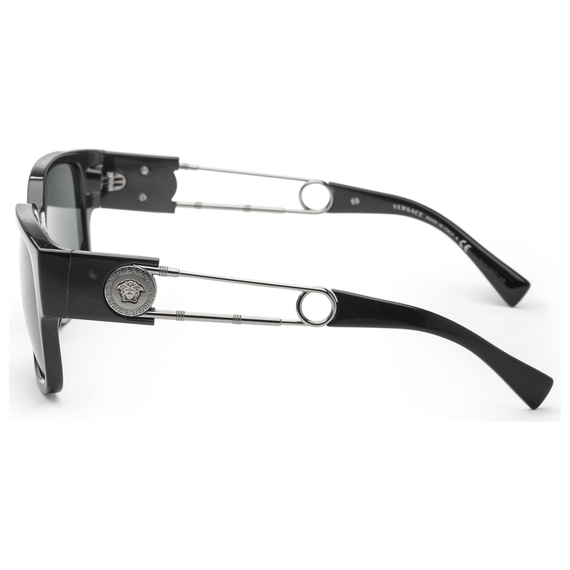 Left view of Versace Fashion Men's Sunglasses VE4412-GB1-71-57