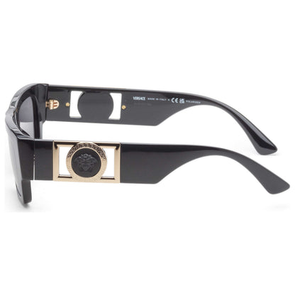 Left view of Versace Fashion Men's Sunglasses VE4416U-GB1-81-53