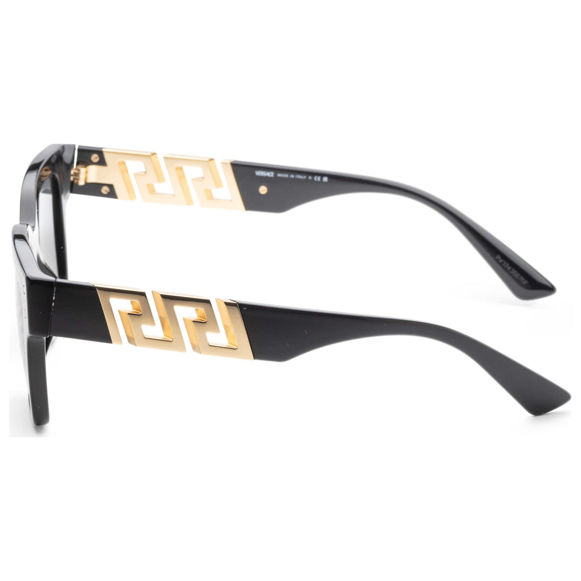 Left view of Versace Fashion Men's Sunglasses VE4421-GB1-F-52