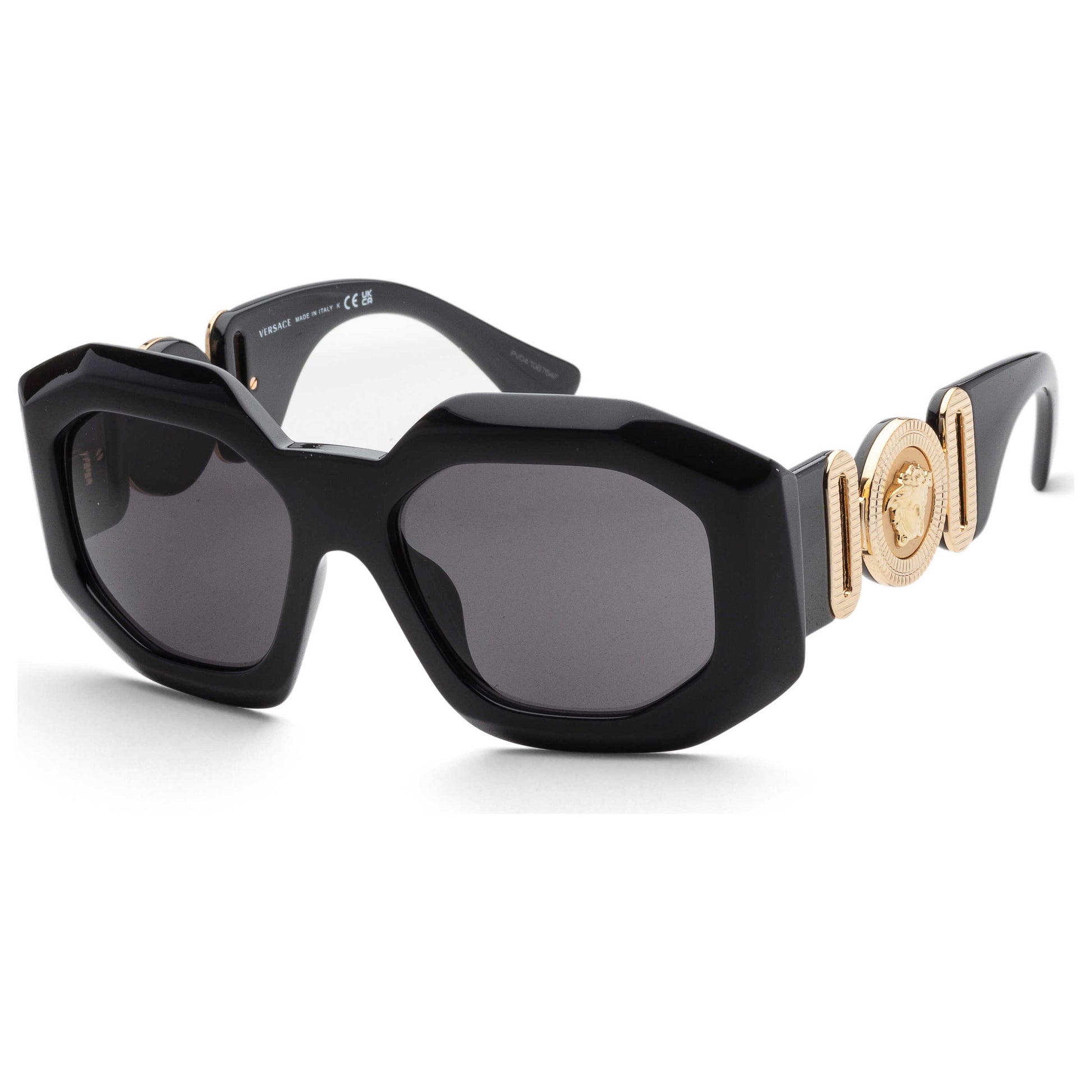 Front view of Versace Fashion Women's Sunglasses VE4424U-GB1-87