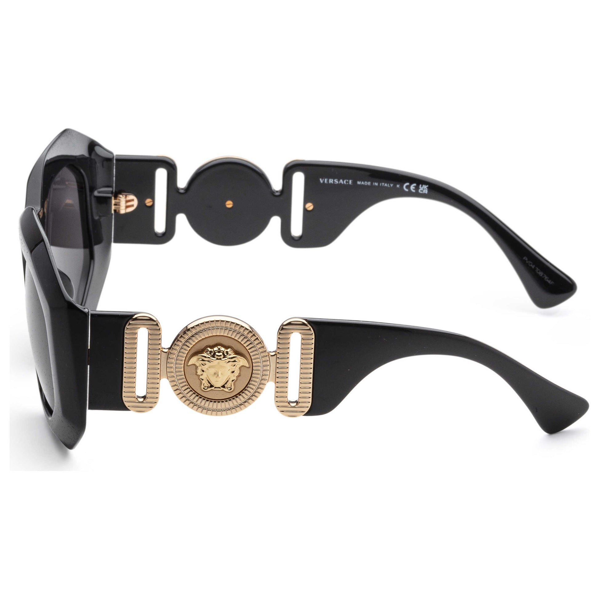 Left view of Versace Fashion Women's Sunglasses VE4424U-GB1-87