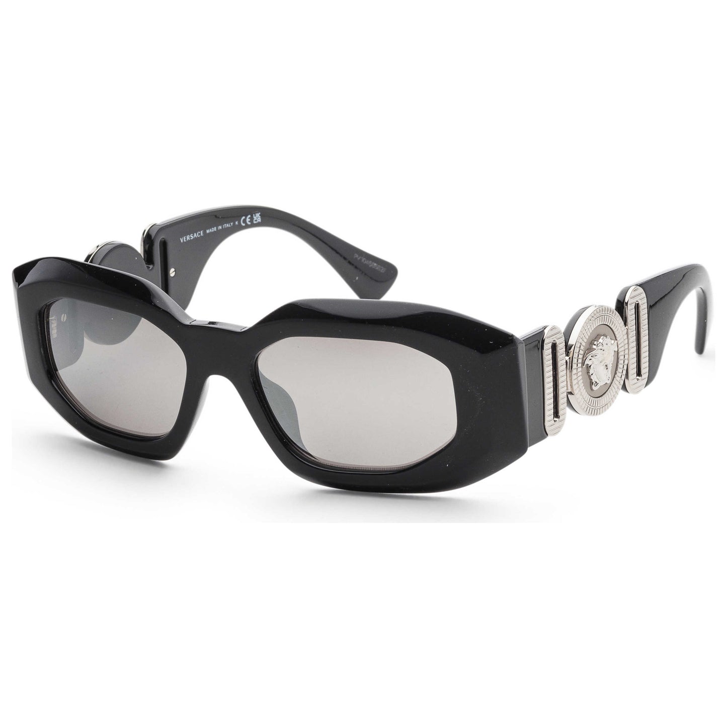 Front view of Versace Fashion Men's Sunglasses VE4425U-54226G-54