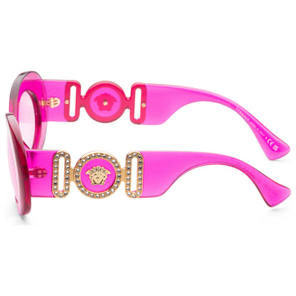 Left view of Versace Fashion Women's Sunglasses VE4426BU-5334-5