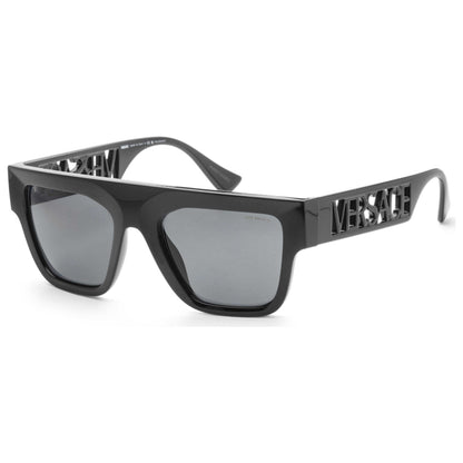Front view of Versace Fashion Men's Sunglasses VE4430U-GB1-81-53