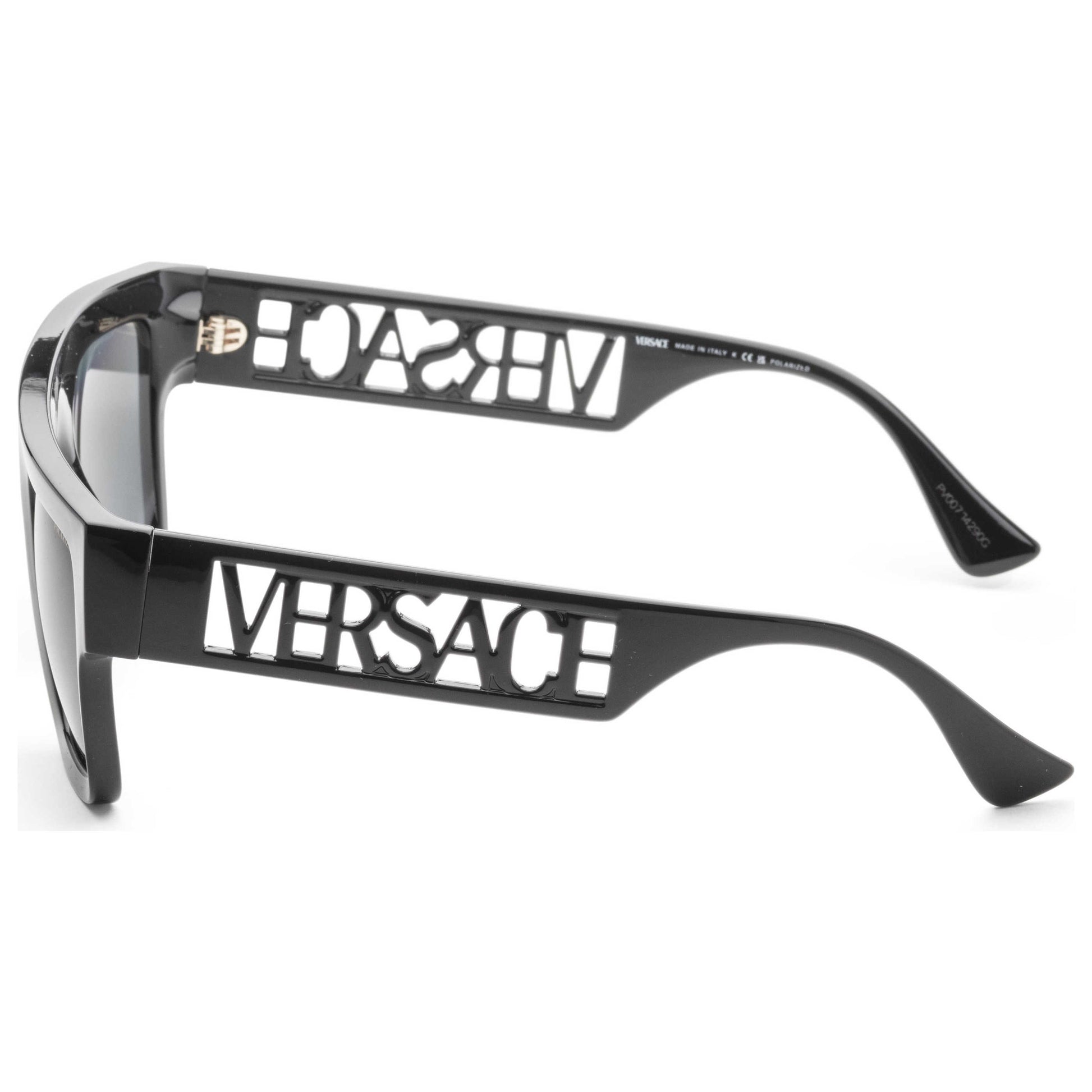 Left view of Versace Fashion Men's Sunglasses VE4430U-GB1-81-53