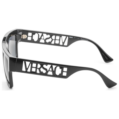 Left view of Versace Fashion Men's Sunglasses VE4430U-GB1-81-53