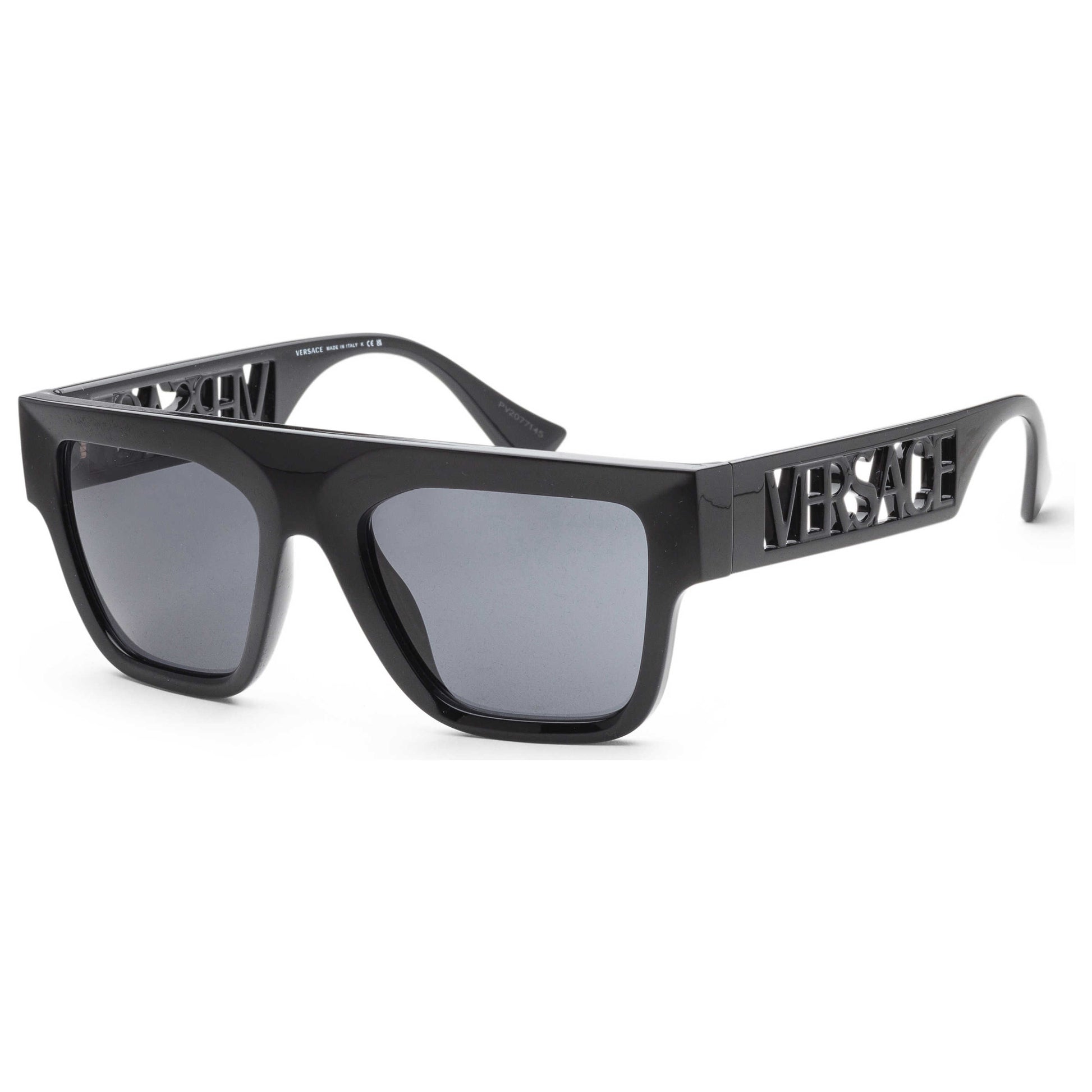 Front view of Versace Fashion Men's Sunglasses VE4430U-GB1-87