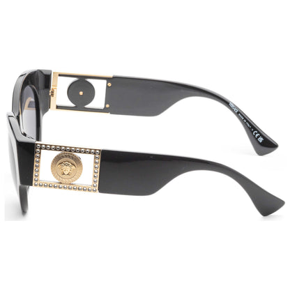 Left view of Versace Fashion Women's Sunglasses VE4438BF-GB1-87