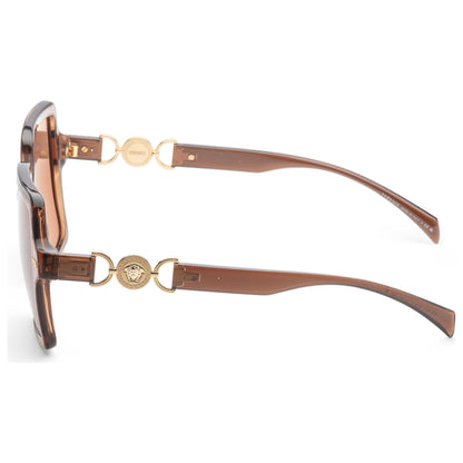 Left view of Versace Fashion Women's Sunglasses VE4441-5028-O-55