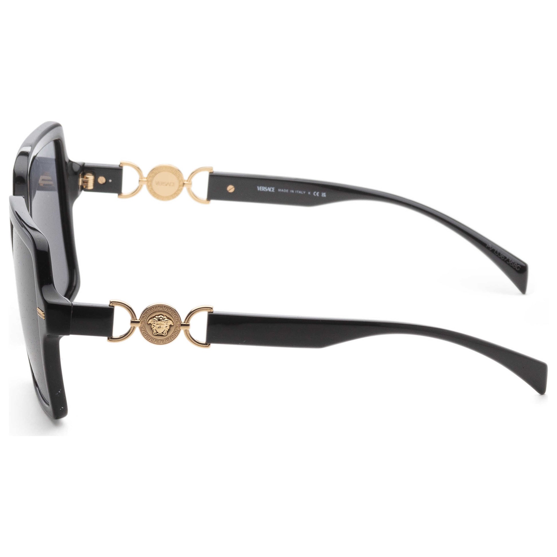 Left view of Versace Fashion Women's Sunglasses VE4441-GB1-87-55