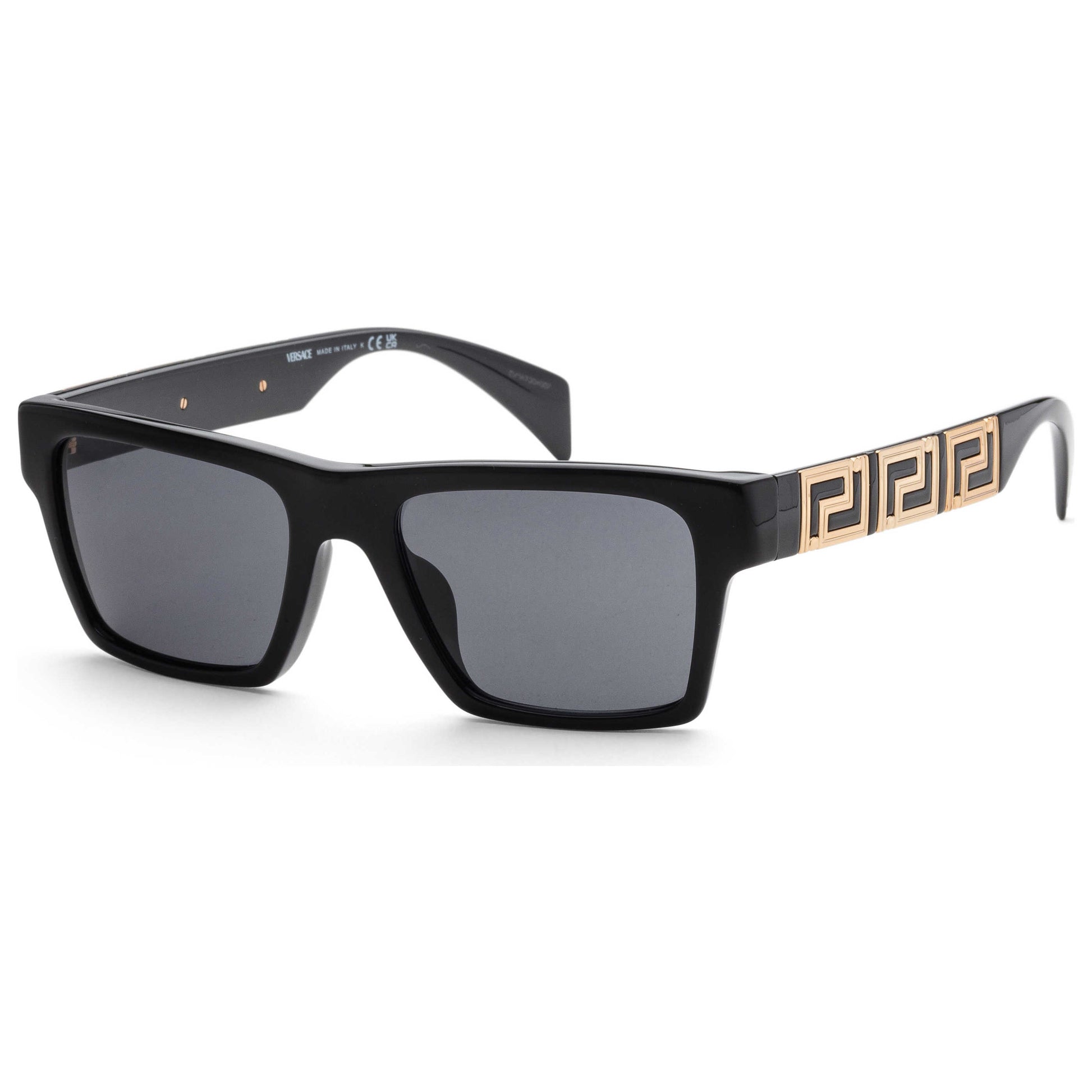 Front view of Versace Fashion Men's Sunglasses VE4445F-GB1-87-54