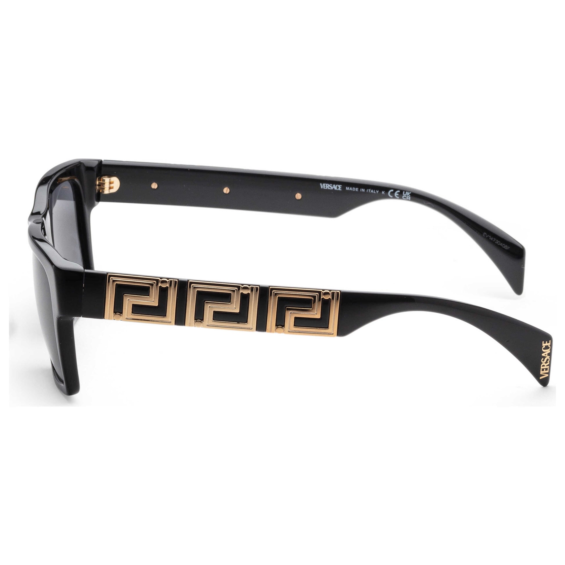 Left view of Versace Fashion Men's Sunglasses VE4445F-GB1-87-54