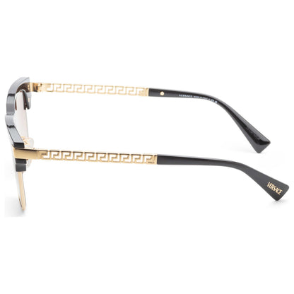 Left view of Versace Fashion Men's Sunglasses VE4447-GB1-E8-55