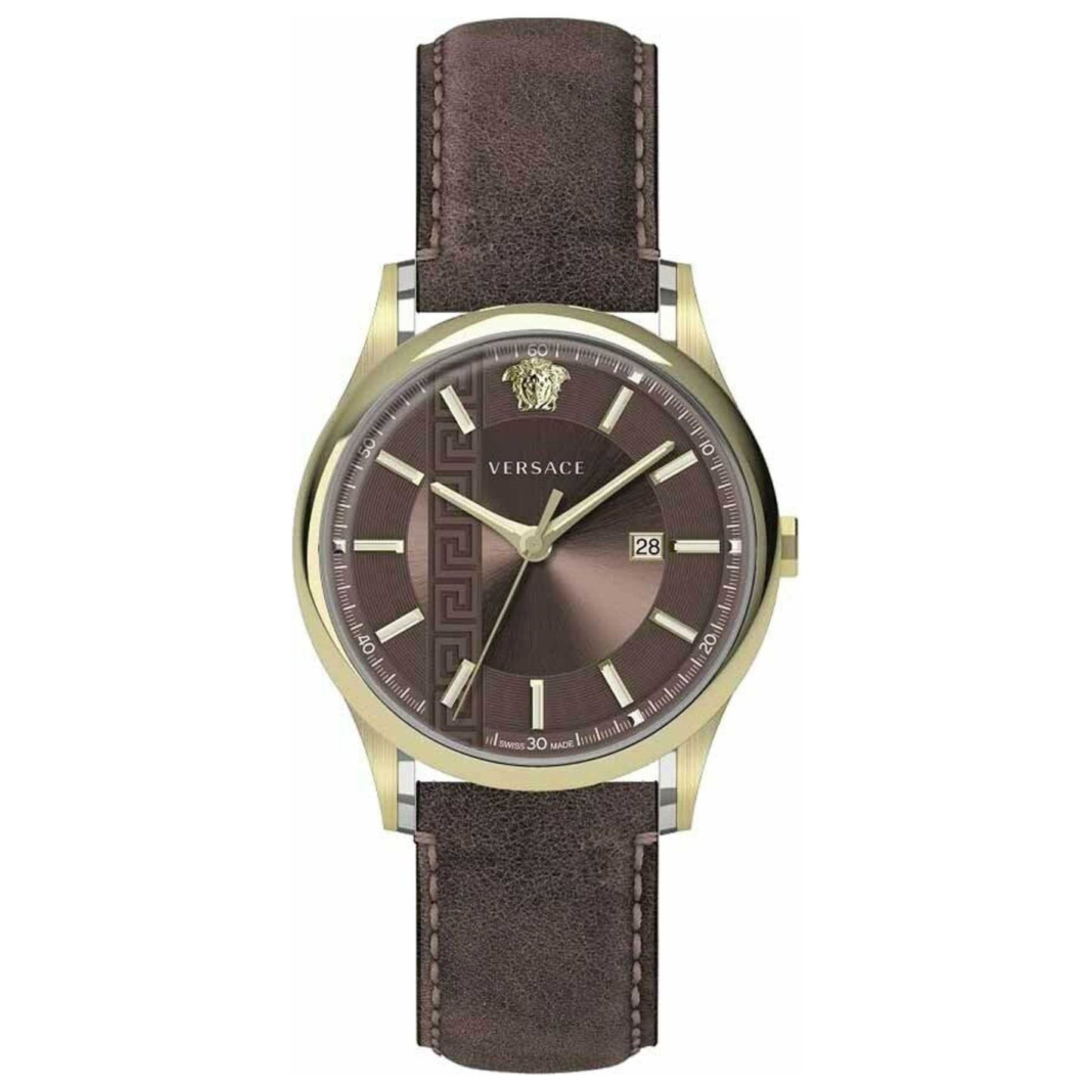 Front view of Versace Aiakos Men's Quartz Watch VE4A00320