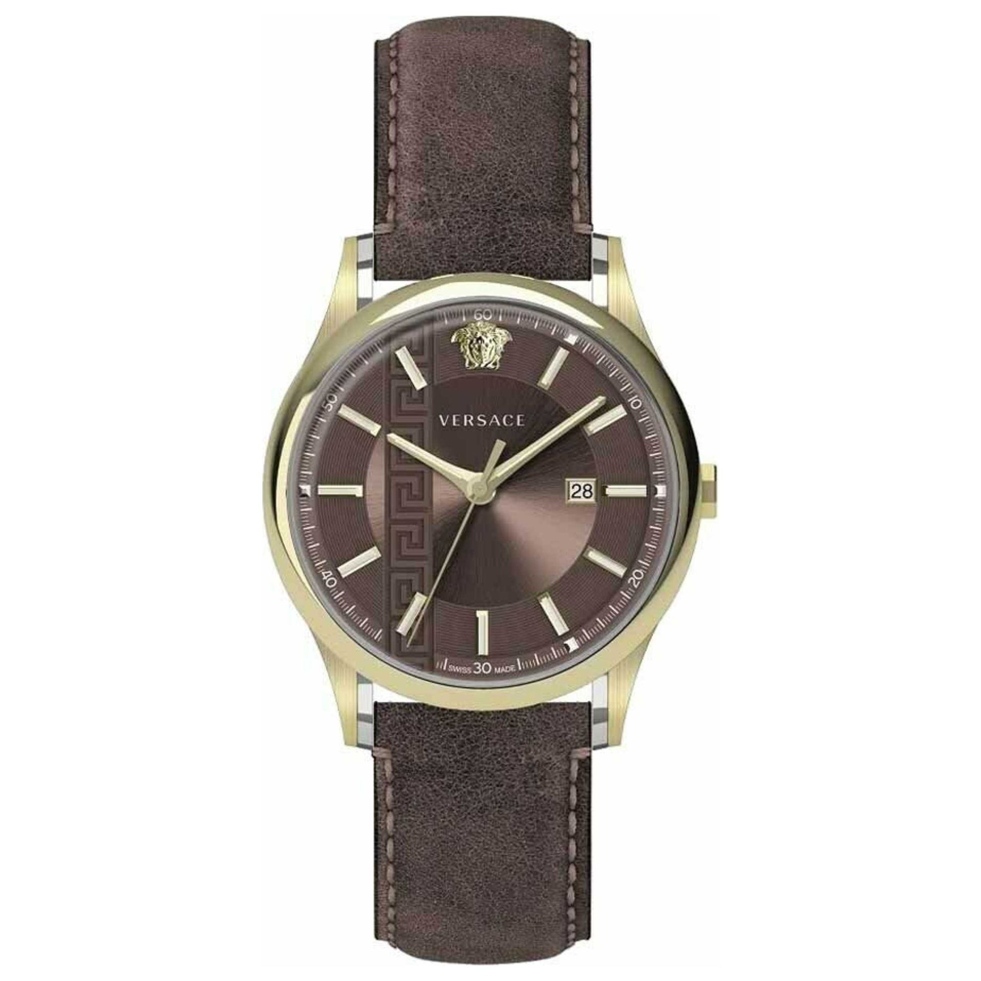 Front view of Versace Aiakos Men's Quartz Watch VE4A00320