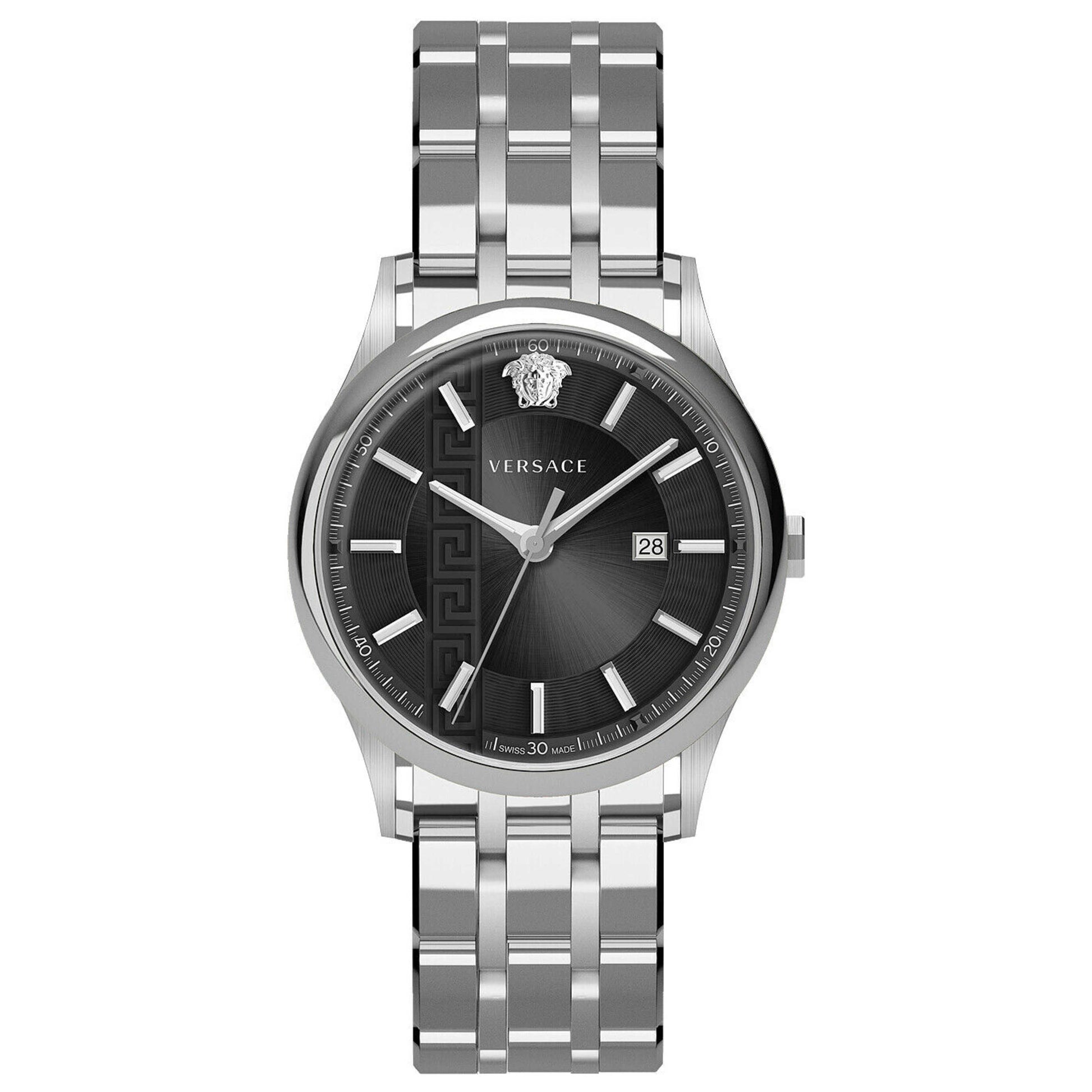 Front view of Versace Aiakos Men's Quartz Watch VE4A00520