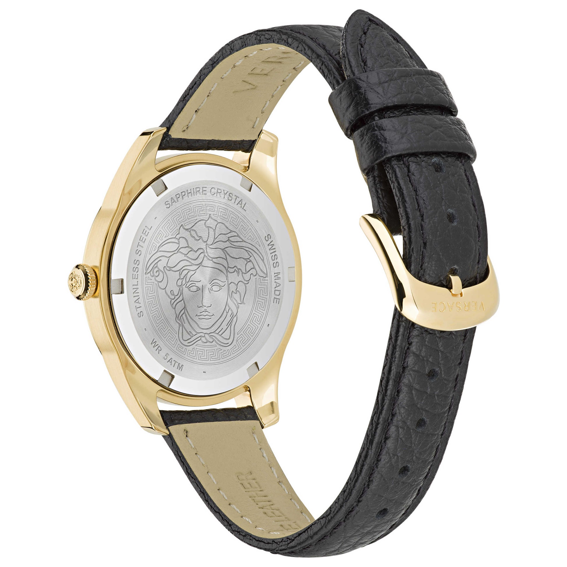 Left view of Versace Greca Time Women's Quartz Watch VE6C00223