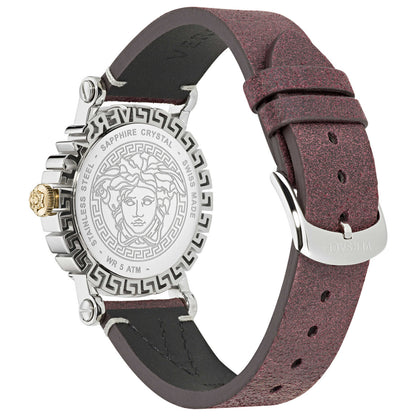 Left view of Versace Greca Glam Men's Quartz Watch VE6D00123