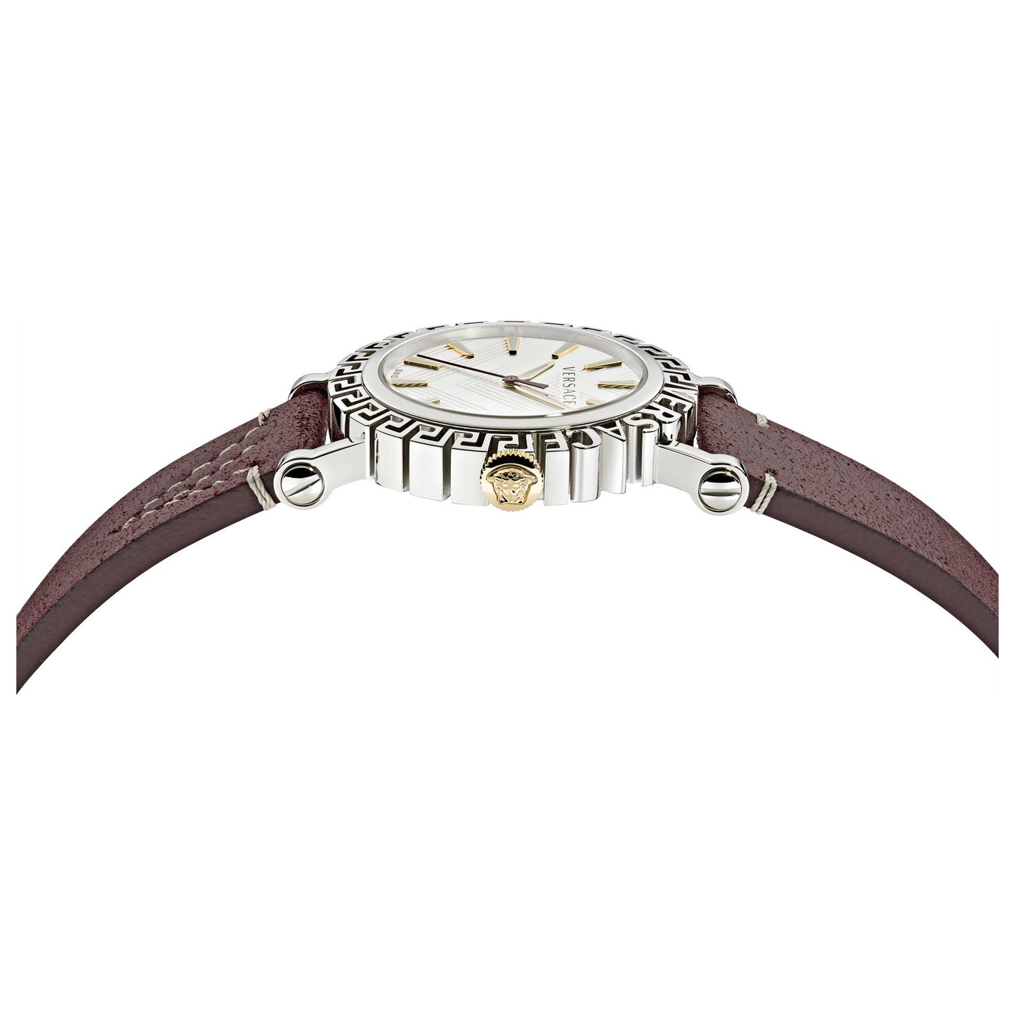 Right view of Versace Greca Glam Men's Quartz Watch VE6D00123