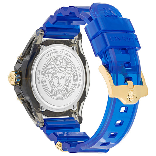 Left view of Versace Icon Active Men's Quartz Watch VE6E00323