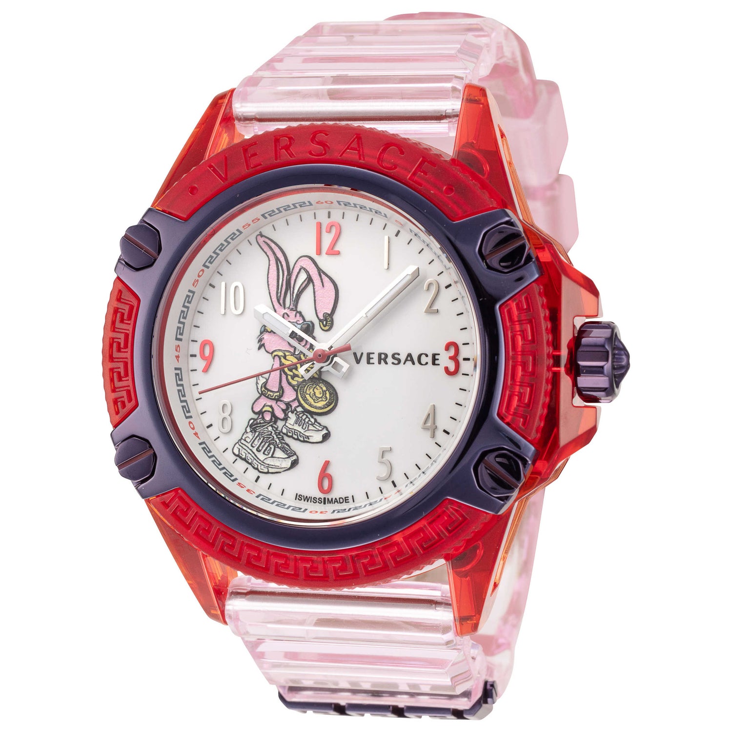 Front view of Versace Icon Men's Quartz Watch VE6E00523
