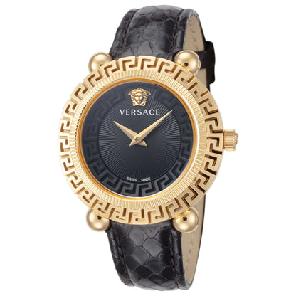 Front view of Versace Greca Twist Women's Quartz Watch VE6I00323