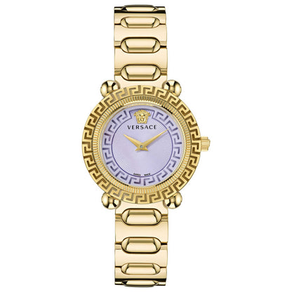 Front view of Versace Greca Twist Women's Quartz Watch VE6I00623