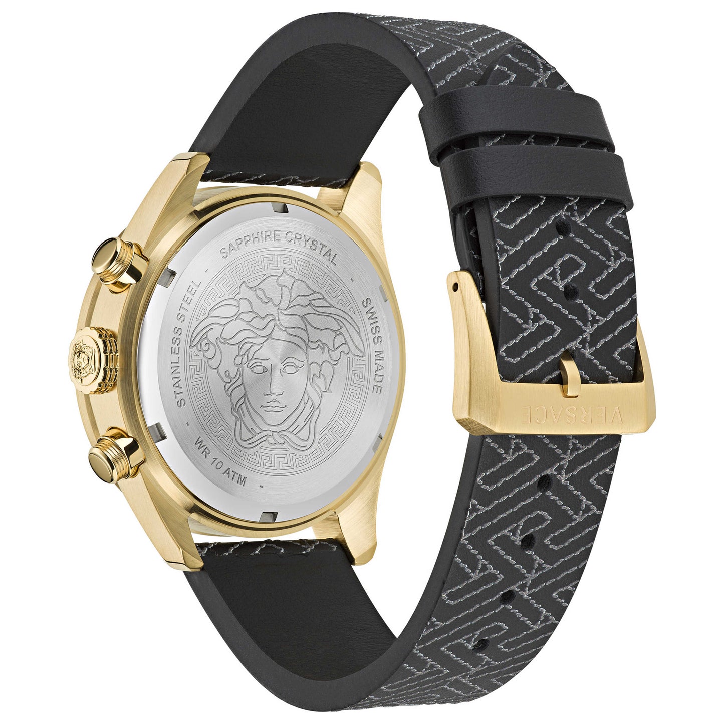 Left view of Versace Greca Dome Men's Quartz Watch VE6K00123
