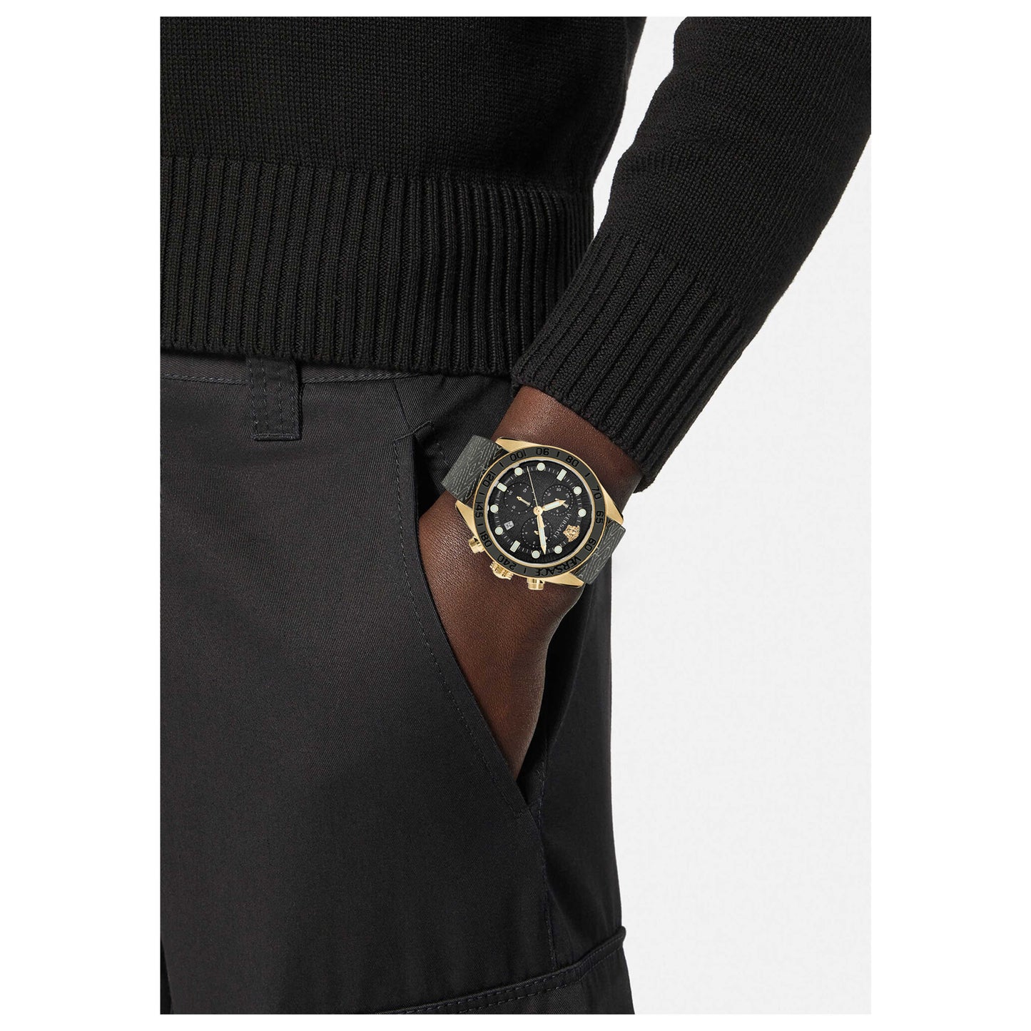 Versace Greca Dome Men's Quartz Watch VE6K00123 - Image #5