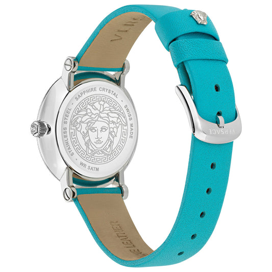 Left view of Versace Greca Flourish Women's Quartz Watch VE7F00123