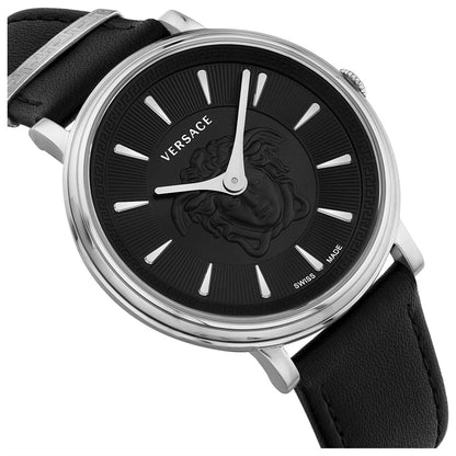 Left view of Versace V-Circle Women's Quartz Watch VE8102619
