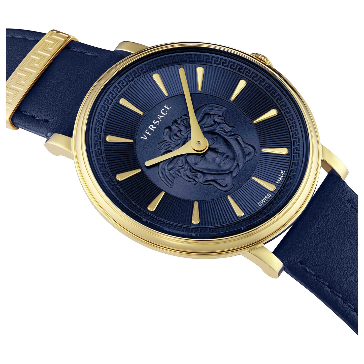 Left view of Versace V-Circle Medusa Women's Quartz Watch VE8103721