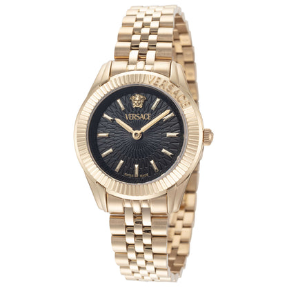 Front view of Versace Greca Time Women's Quartz Watch VE9CA0424