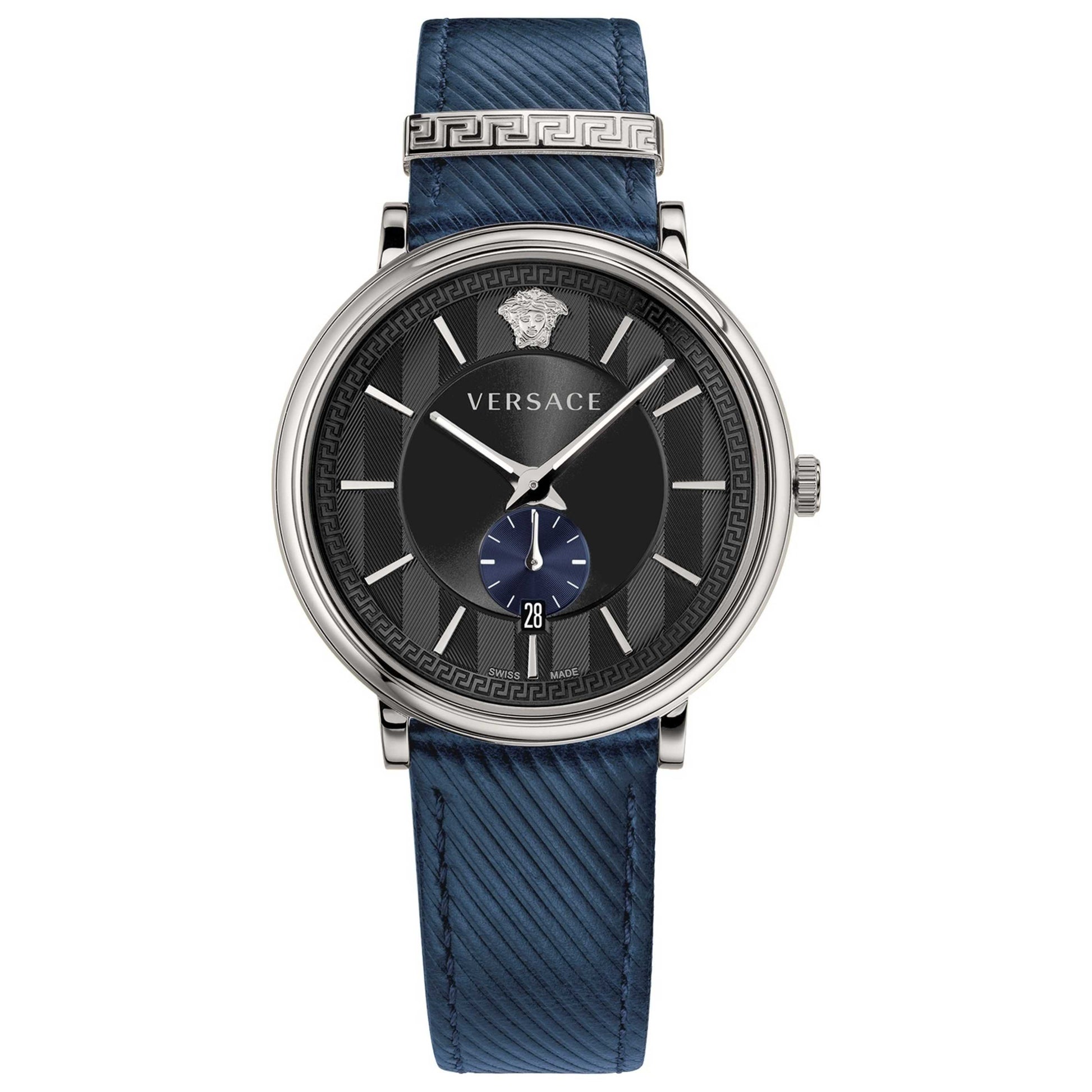 Front view of Versace V-Circle Men's Quartz Watch VEBQ01018