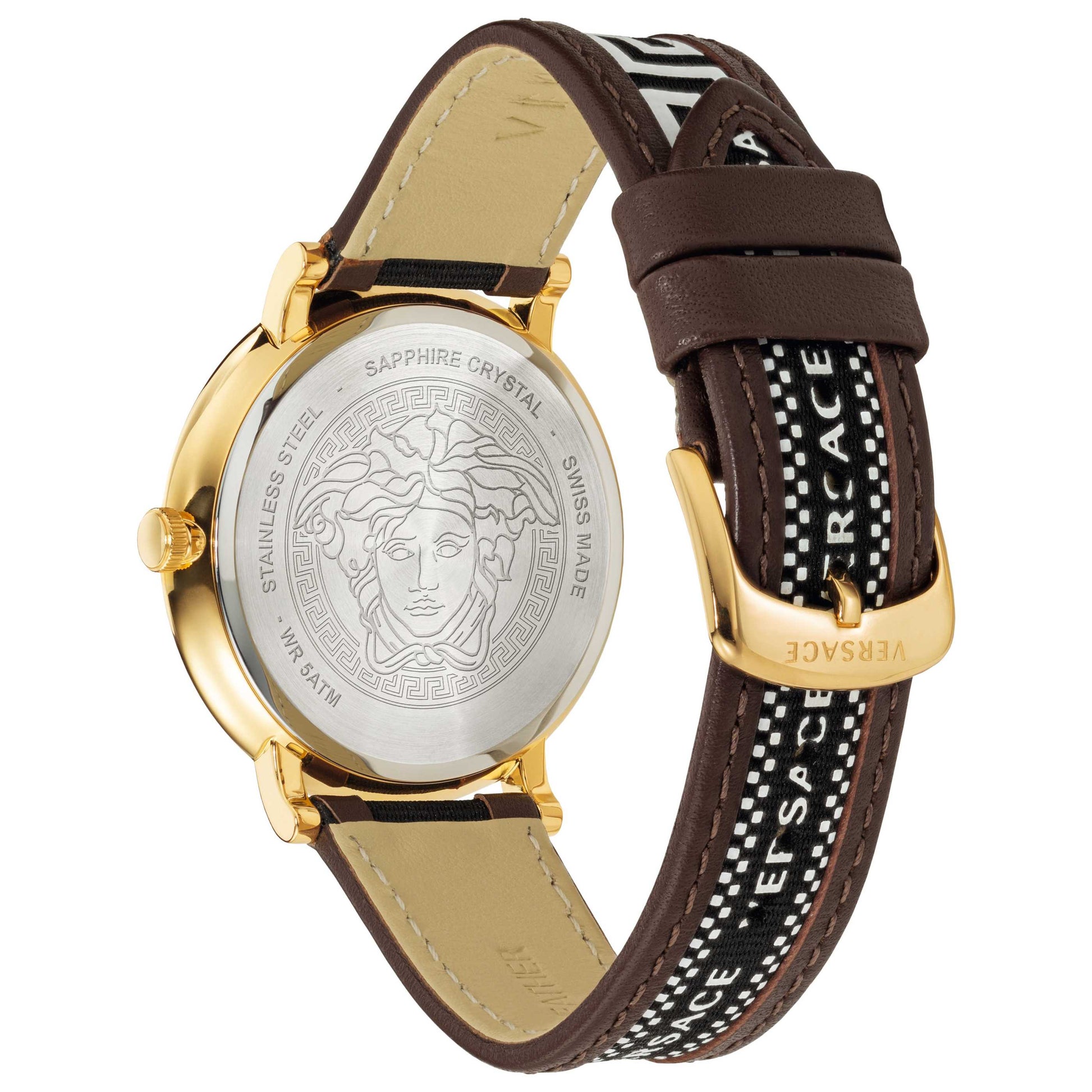 Versace V-Circle Greca Edition Men's Quartz Watch VEBQ01619 - Image #2