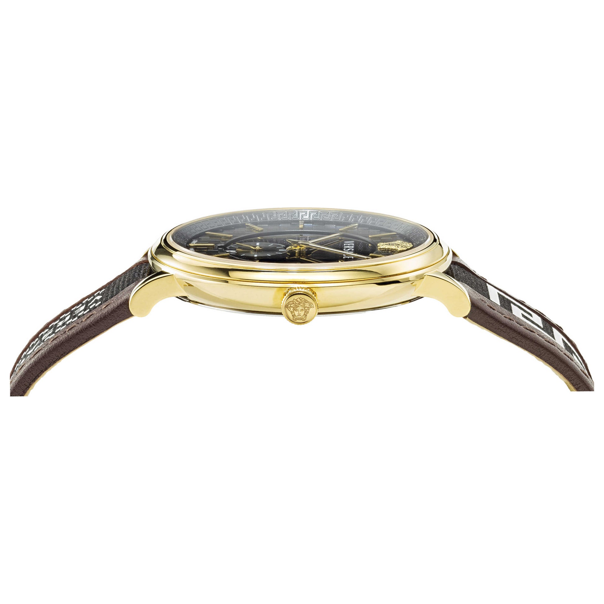 Versace V-Circle Greca Edition Men's Quartz Watch VEBQ01619 - Image #4